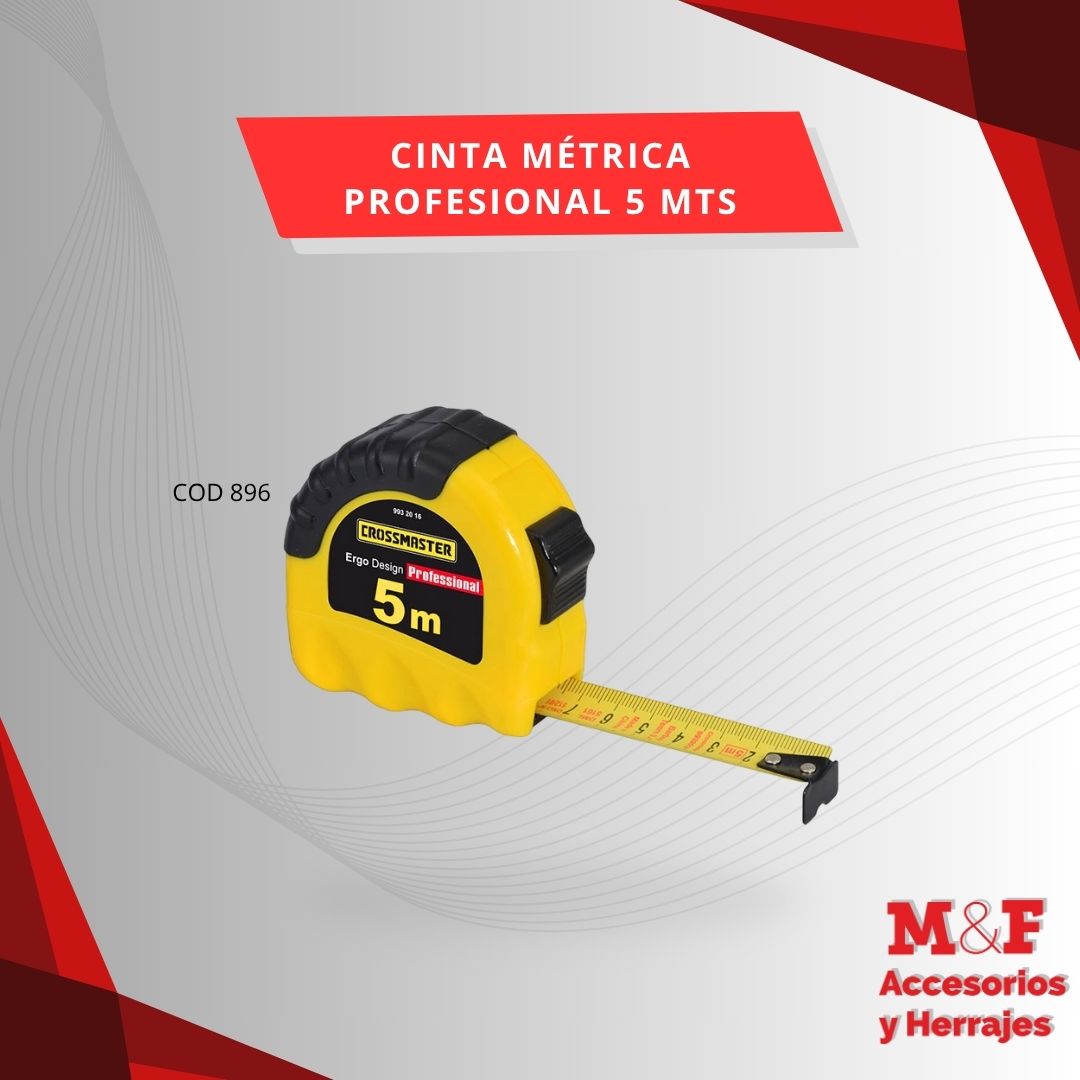 Cinta Metrica 5 mts Crossmaster